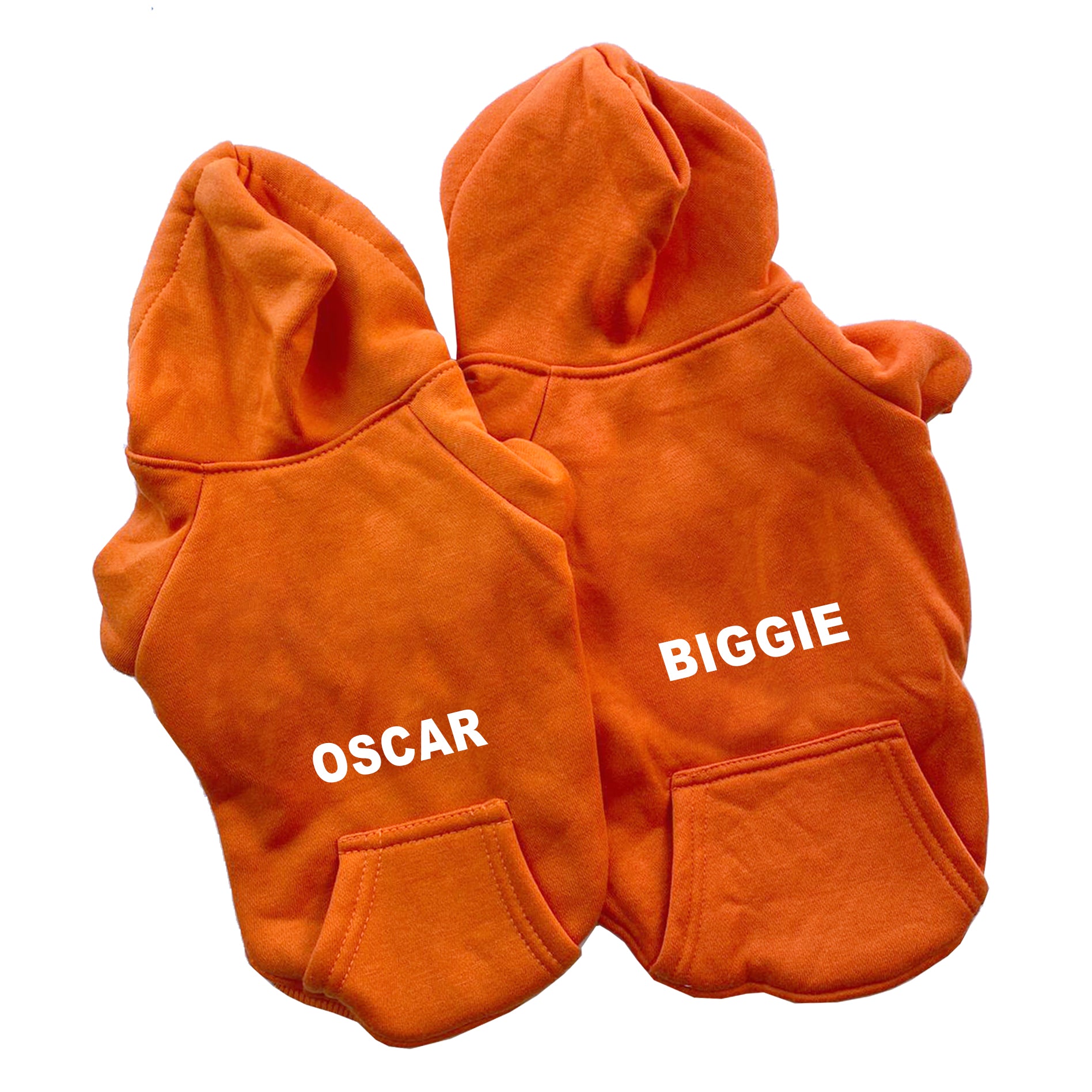 Orange hotsell dog hoodie